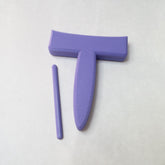 3d-printed yarn plying tool lavender