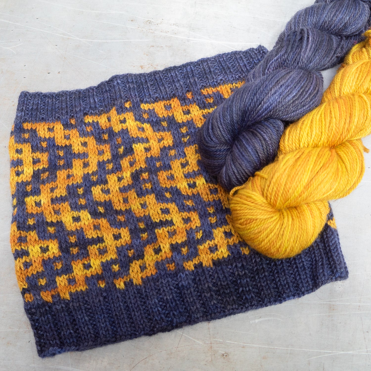 Above the City Easy Cowl Knit Pattern Kit