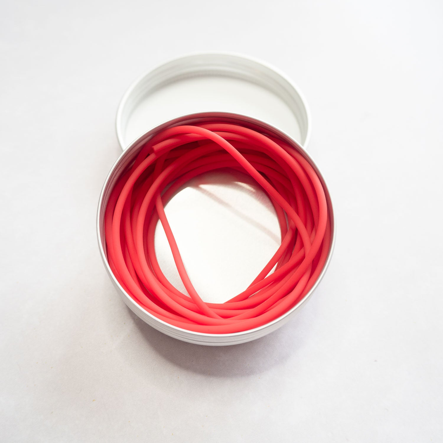 Silicone barber cord red