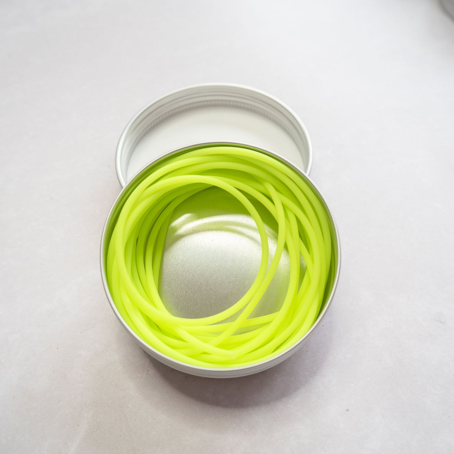 Silicone barber cord yellow