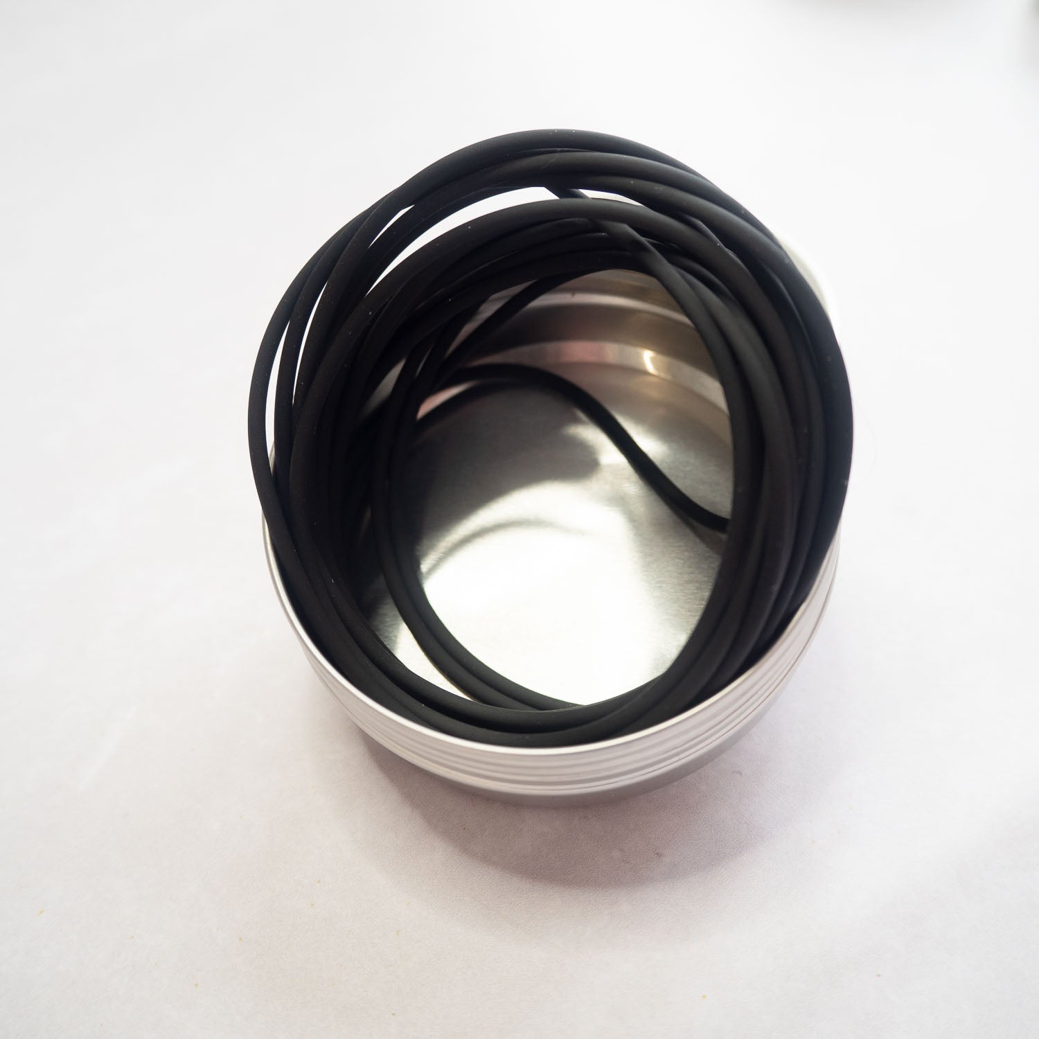 Silicone barber cord black