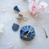 cohana japanese mini scissors with suede pouch