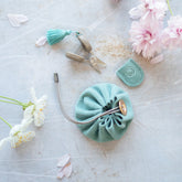 cohana japanese mini scissors with suede pouch