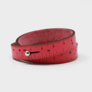 Crossover Industries Leather Wrist Ruler - Double Wrap