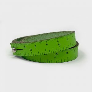 Crossover Industries Leather Wrist Ruler - Double Wrap