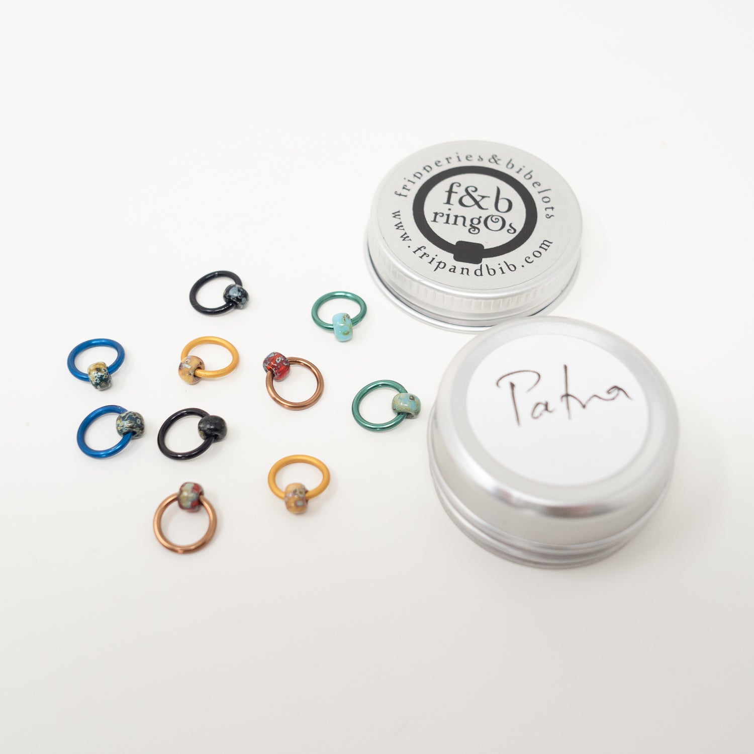 RingOs Knitting Stitch Markers by Fripperies & Bibelots