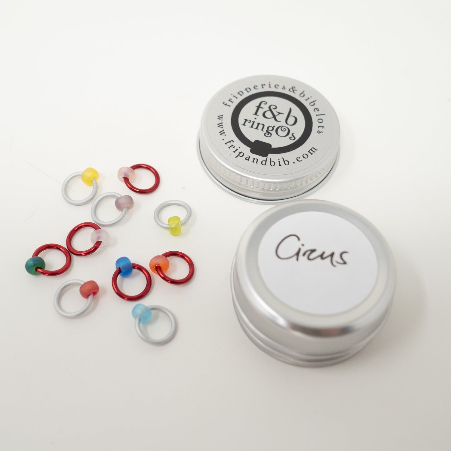 RingOs Knitting Stitch Markers by Fripperies & Bibelots