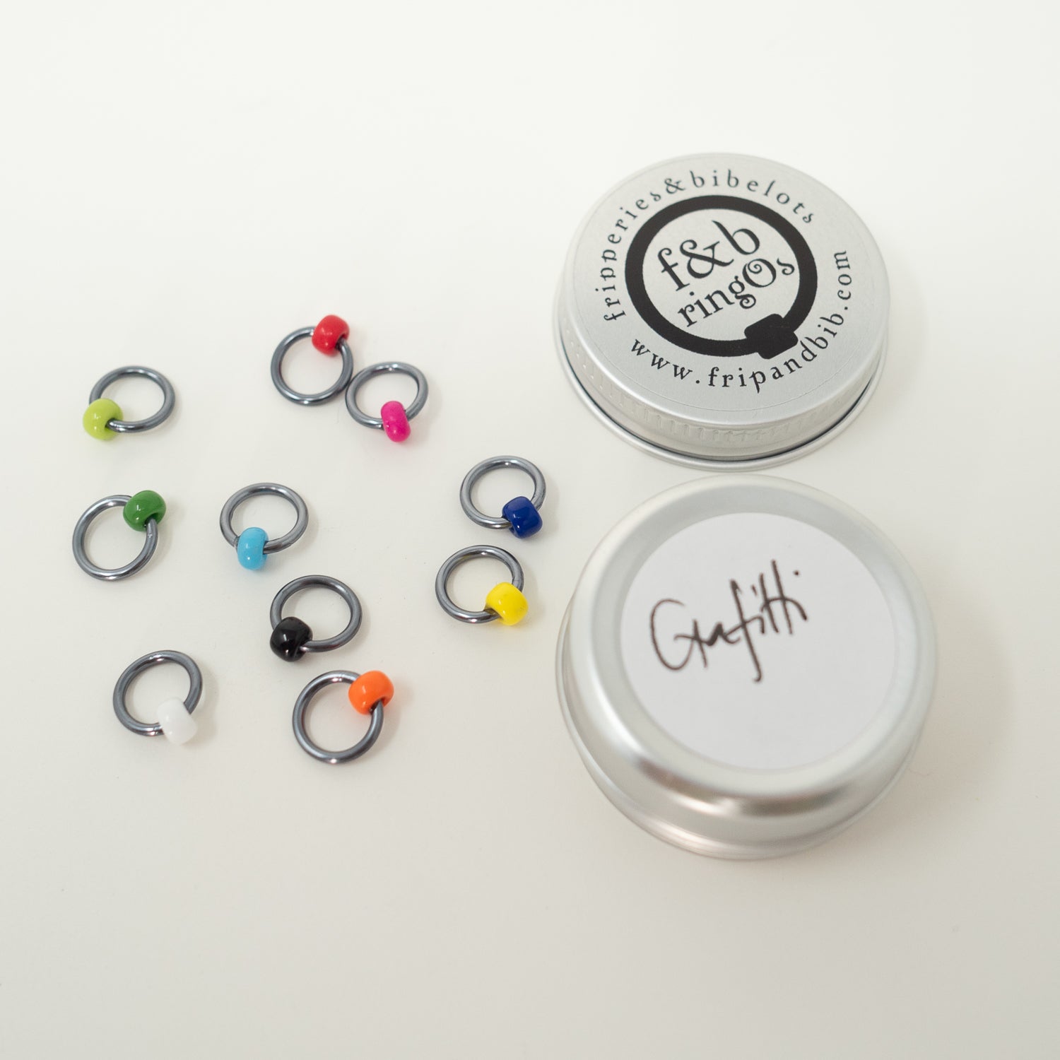 RingOs Knitting Stitch Markers by Fripperies & Bibelots