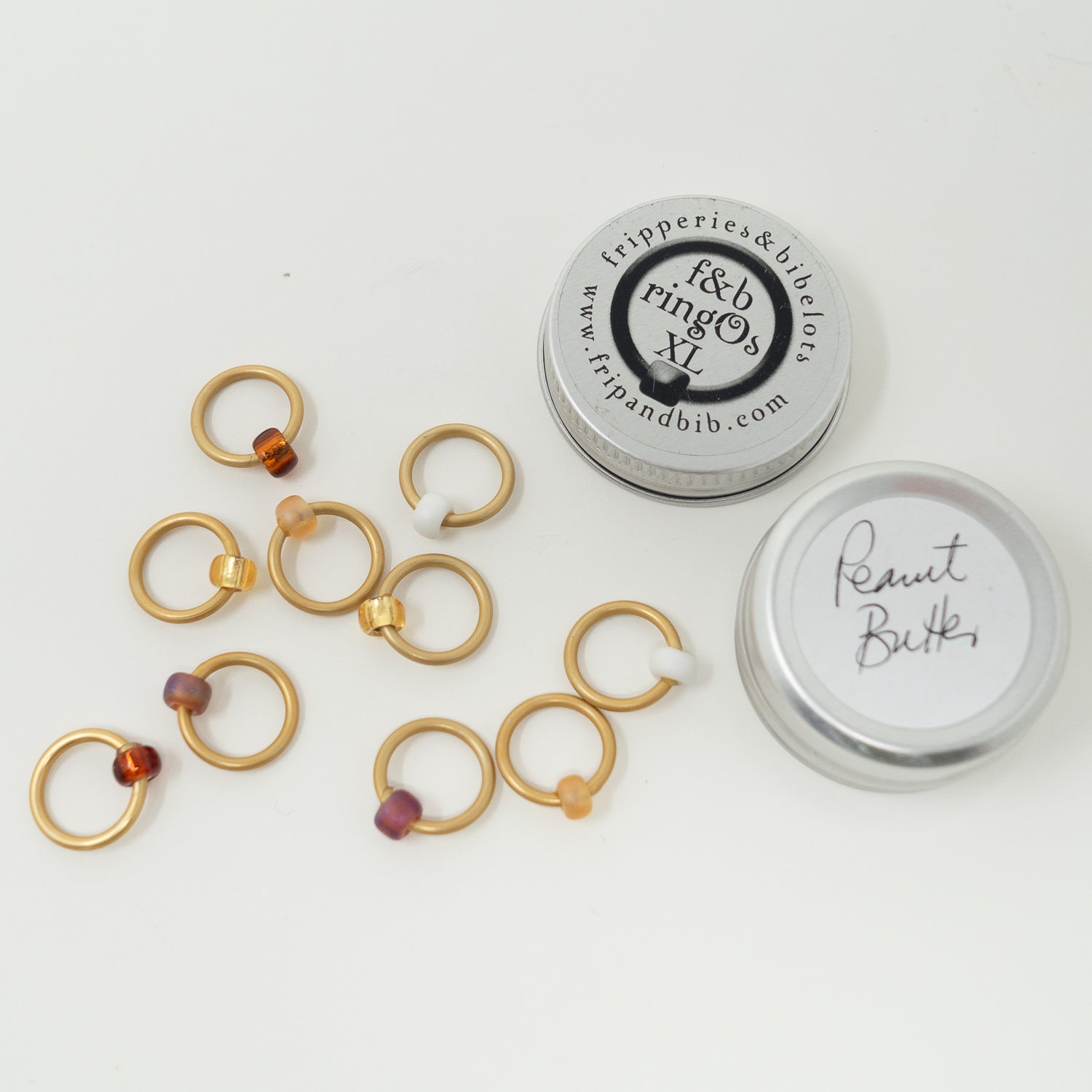 RingOs XL Stitch Markers by Fripperies & Bibelots