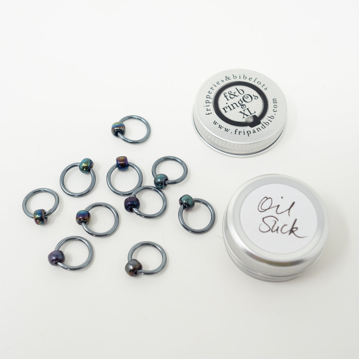 RingOs XL Stitch Markers by Fripperies & Bibelots