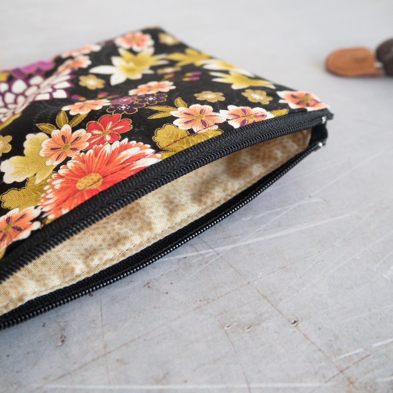 Notions Bag - Bold Flowers