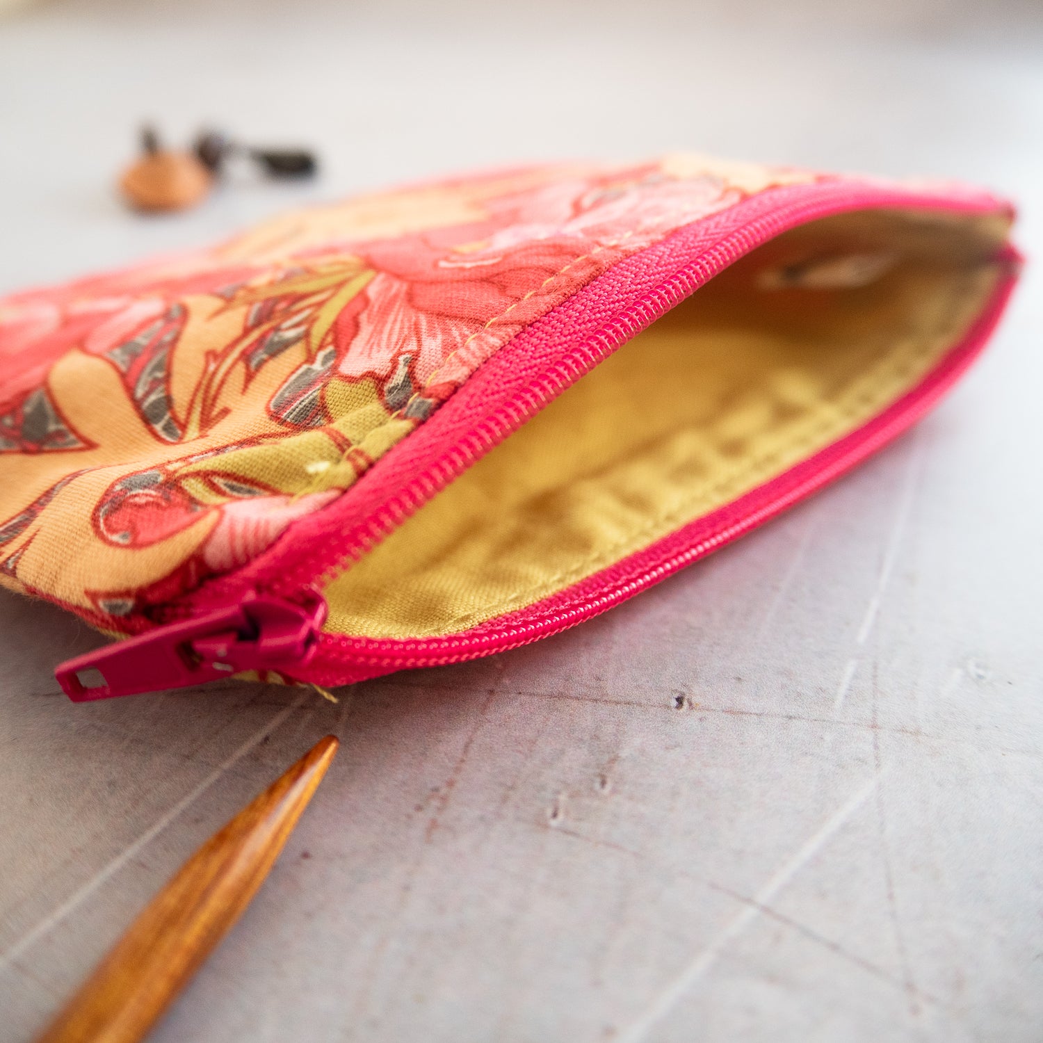 Notions Bag - Peonies
