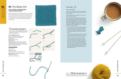Learn to Knit in 50 Squares by Anna Pantelous