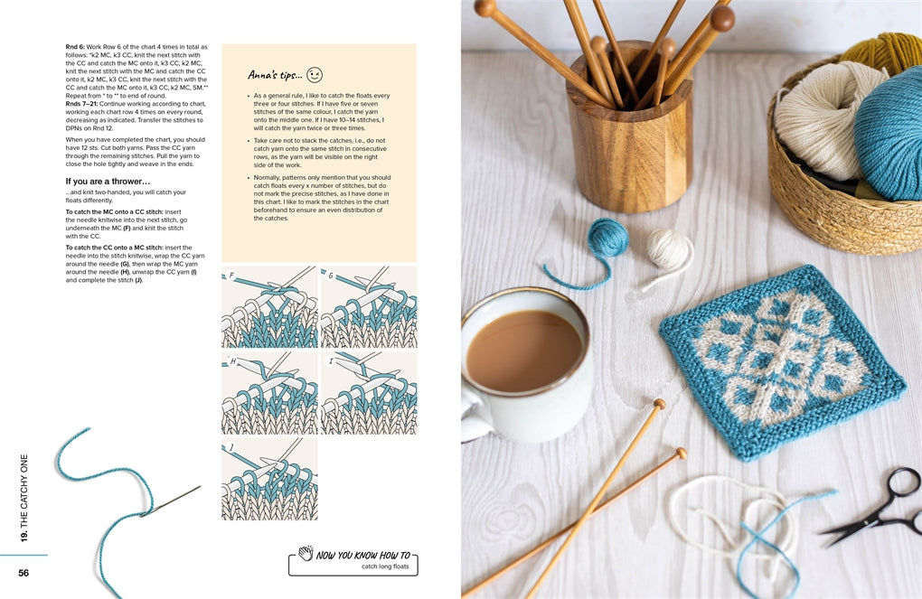 Learn to Knit in 50 Squares by Anna Pantelous