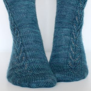 Brocket Sock Knitting Pattern by Liz Corke