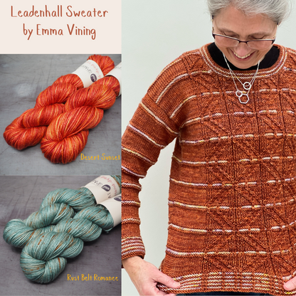 Leadenhall Sweater by Emma Vining - Kit