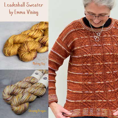 Leadenhall Sweater by Emma Vining - Kit