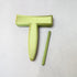 3d-printed yarn plying tool olive green