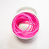 Silicone barber cord fuchsia