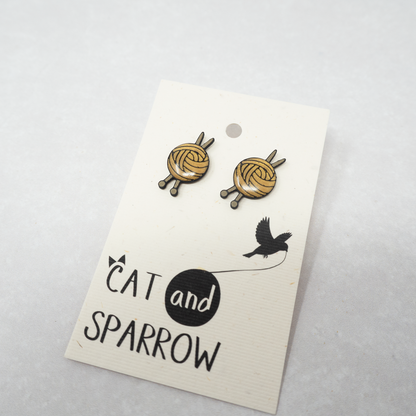 3D-Printed Knit/Crochet Earrings