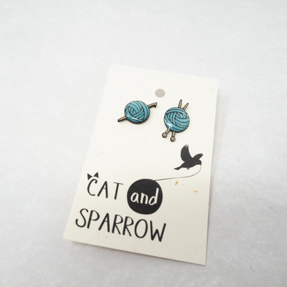 3D-Printed Knit/Crochet Earrings