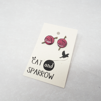 3D-Printed Knit/Crochet Earrings