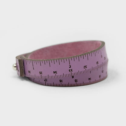 Crossover Industries Leather Wrist Ruler - Double Wrap