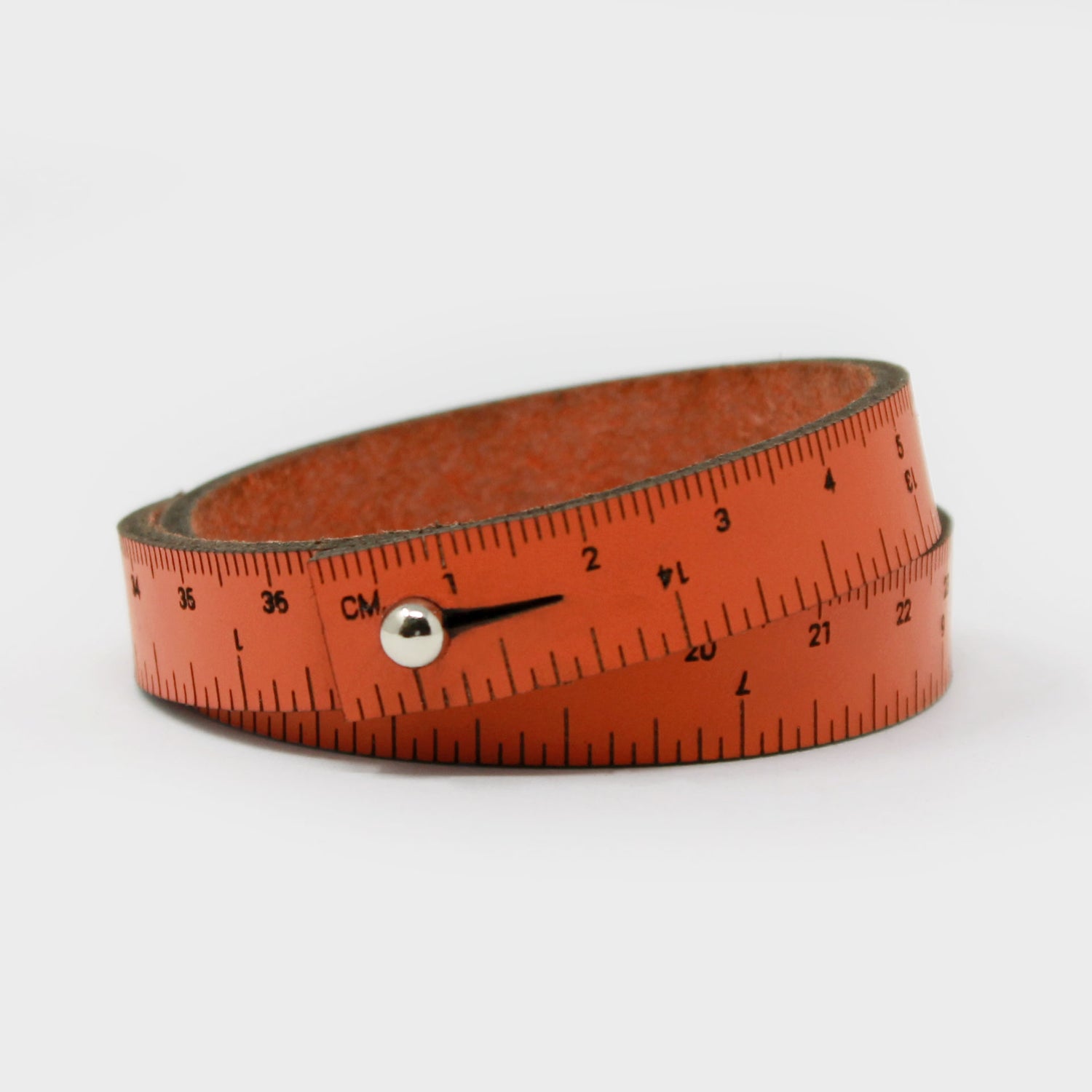 Crossover Industries Leather Wrist Ruler - Double Wrap