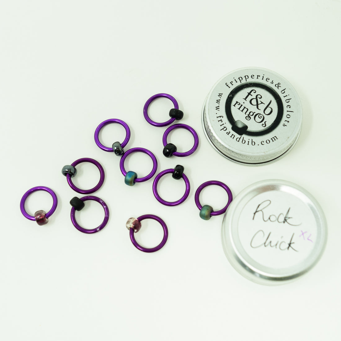 RingOs XL Stitch Markers by Fripperies & Bibelots