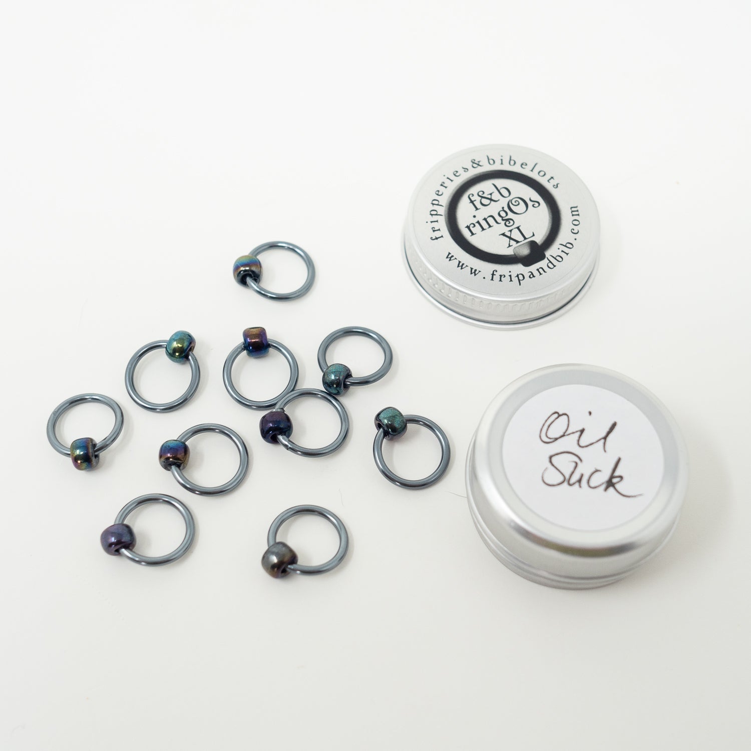 RingOs XL Stitch Markers by Fripperies &amp; Bibelots