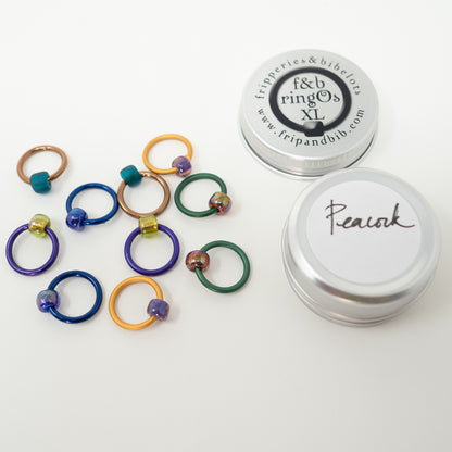 RingOs XL Stitch Markers by Fripperies &amp; Bibelots