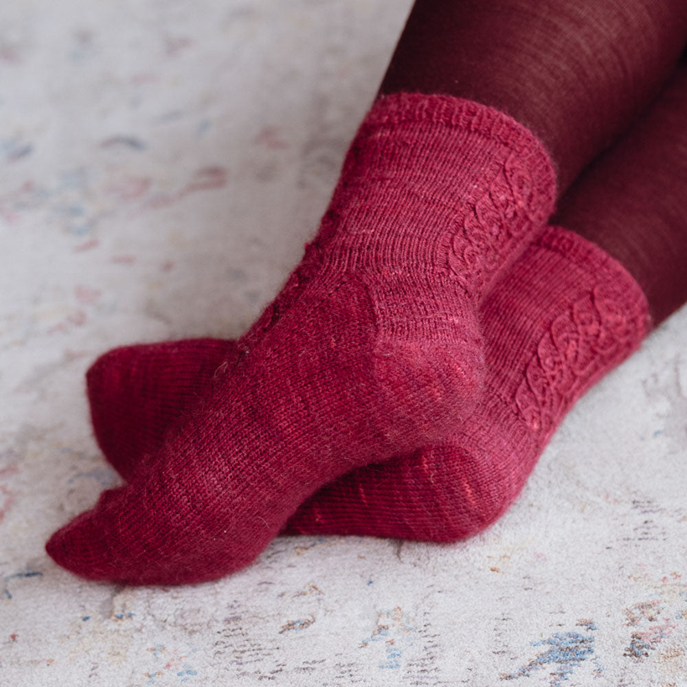 Roseraie Sock Knitting Pattern