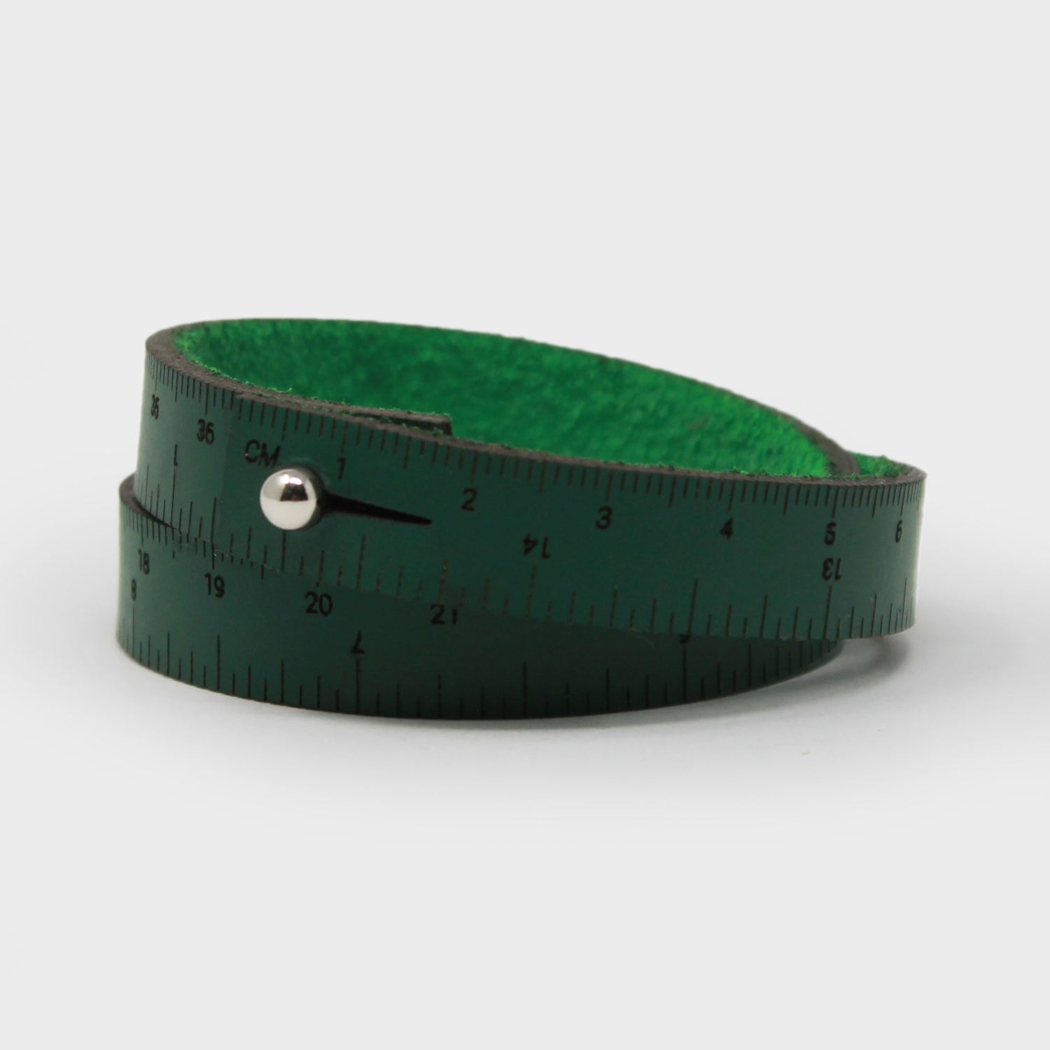 Crossover Industries Leather Wrist Ruler - Double Wrap
