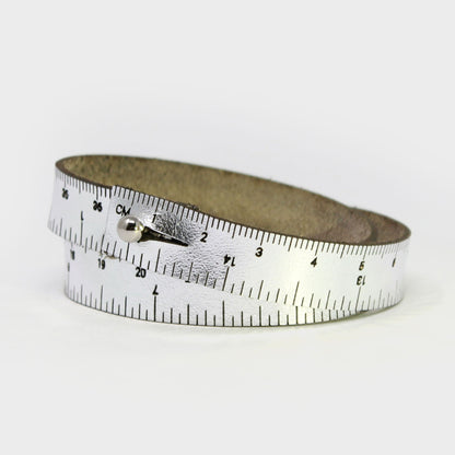 Crossover Industries Leather Wrist Ruler - Double Wrap