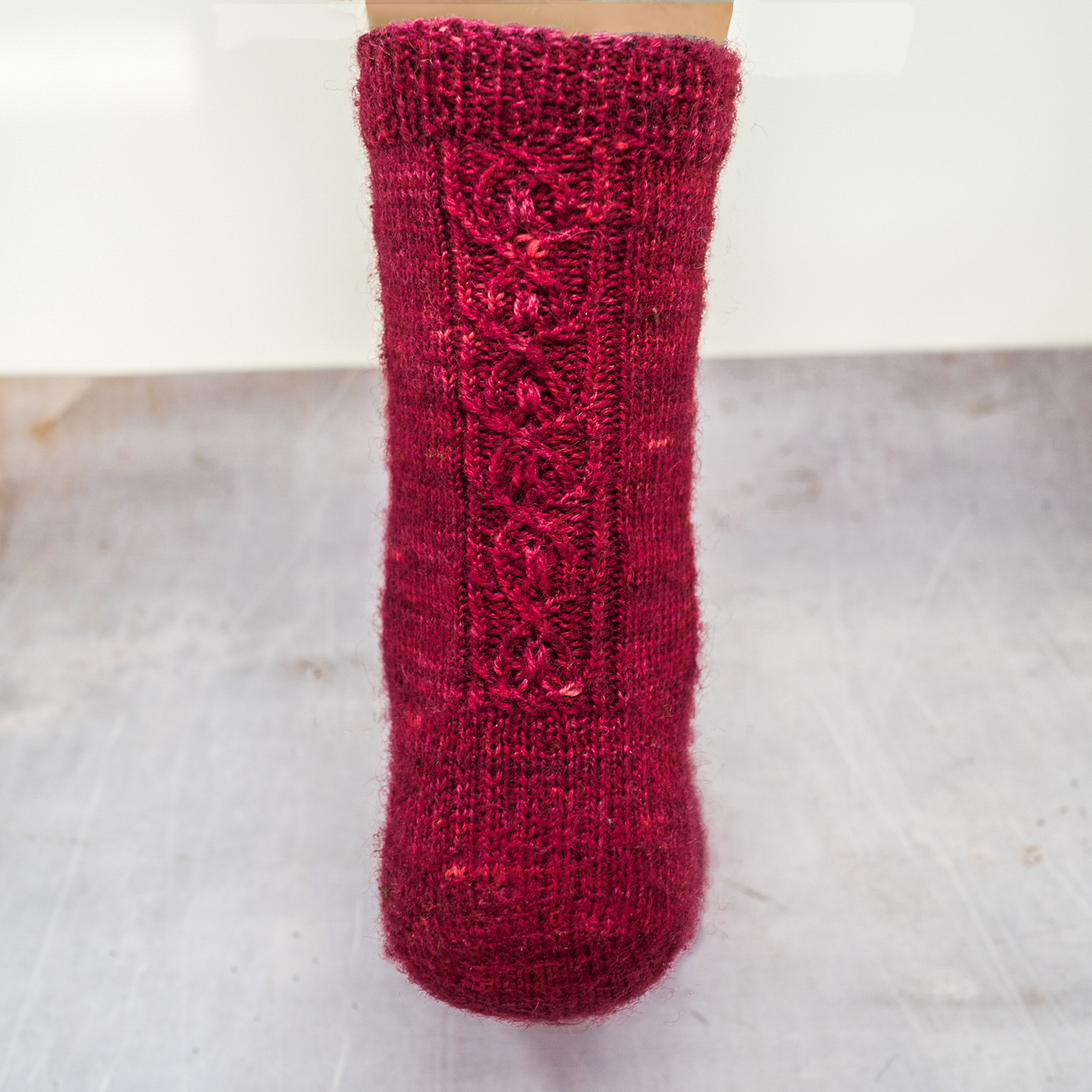 Roseraie Sock Knitting Pattern