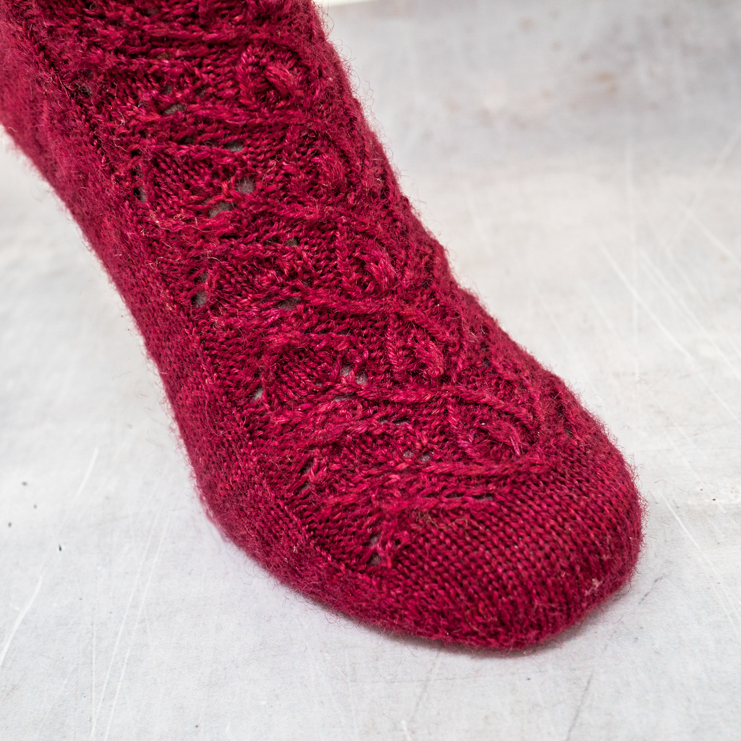 Roseraie Sock Knitting Pattern