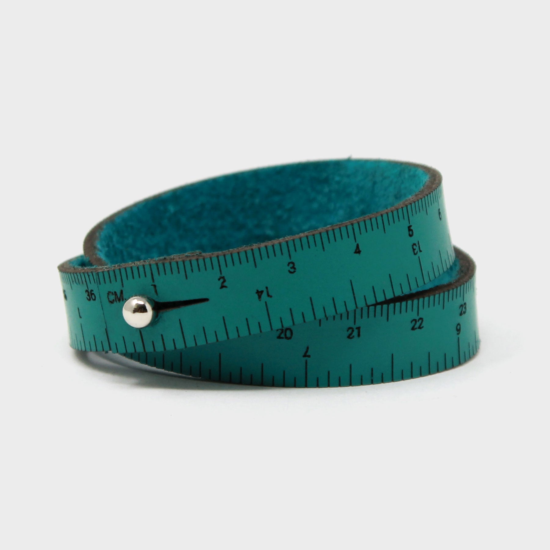 Crossover Industries Leather Wrist Ruler - Double Wrap