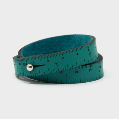 Crossover Industries Leather Wrist Ruler - Double Wrap