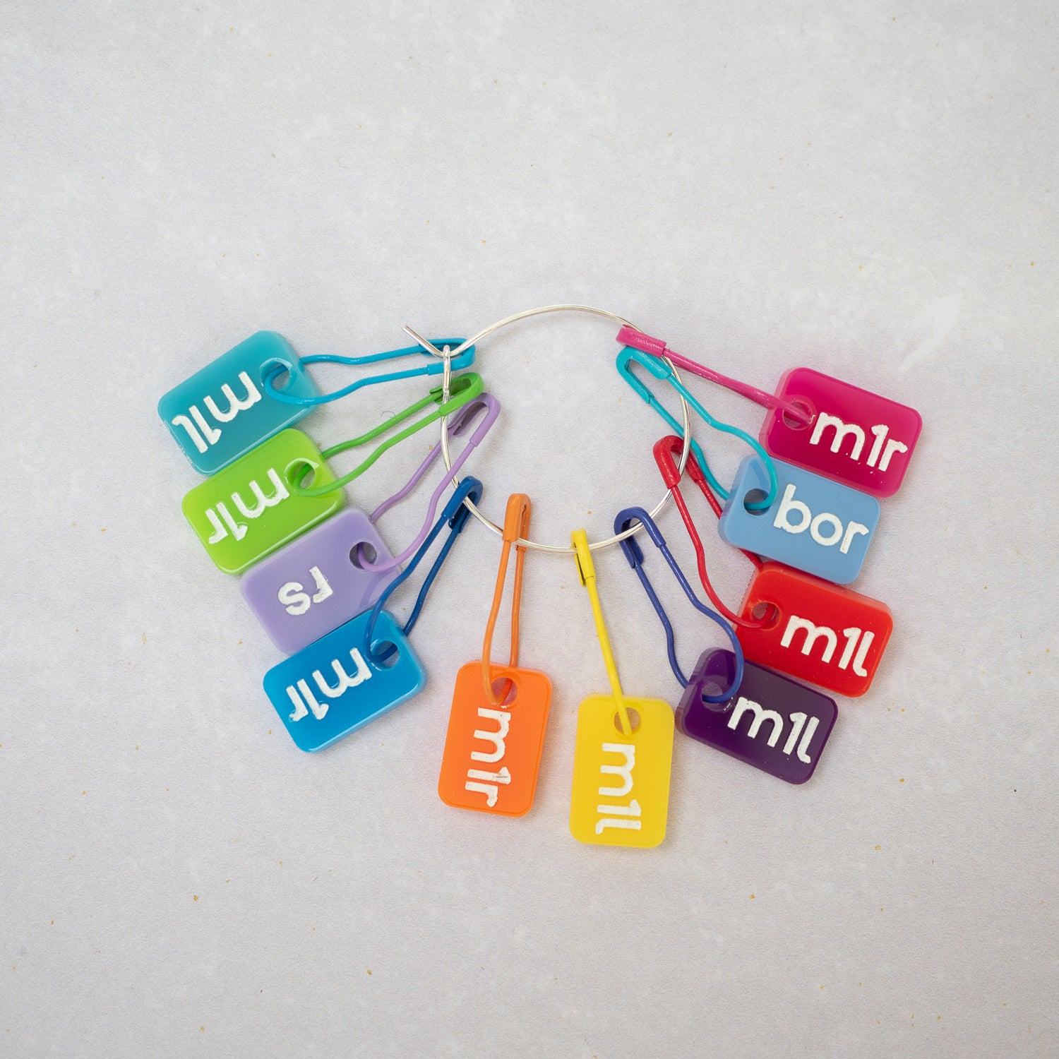 Rainbow Stitch Markers