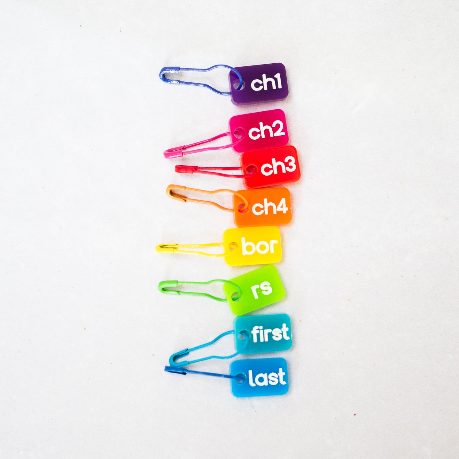 Rainbow Stitch Markers