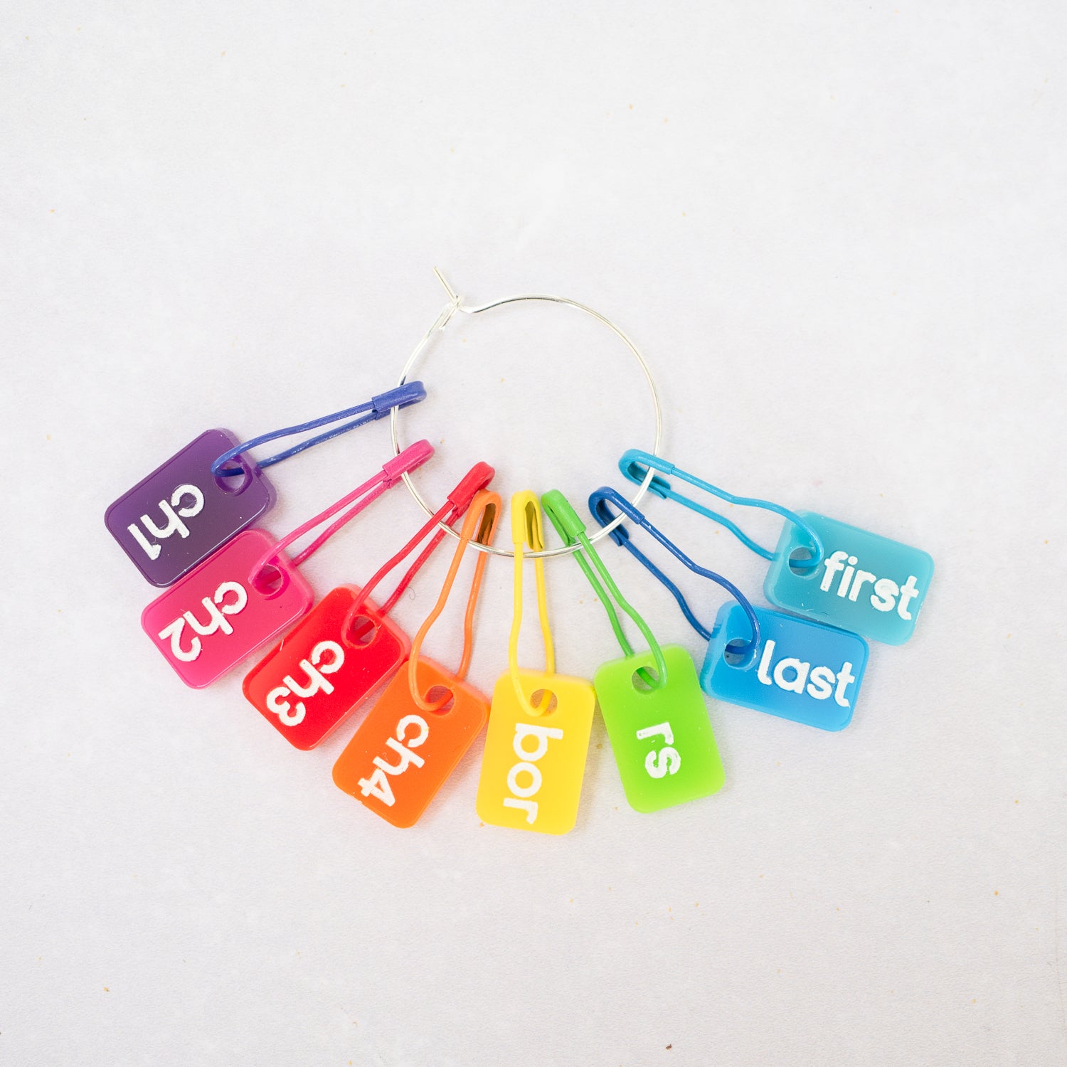 Rainbow Stitch Markers