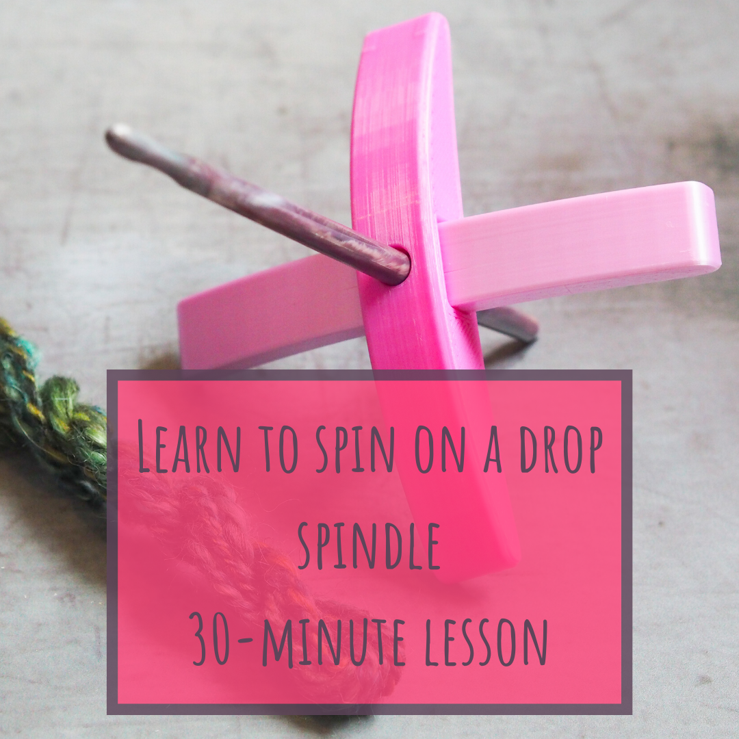One-to-one drop spindle lessons