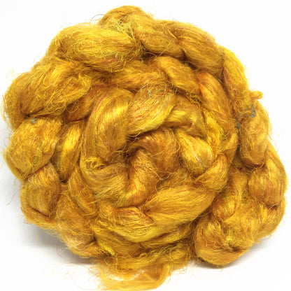 Recycled Sari Silk Roving - 25g