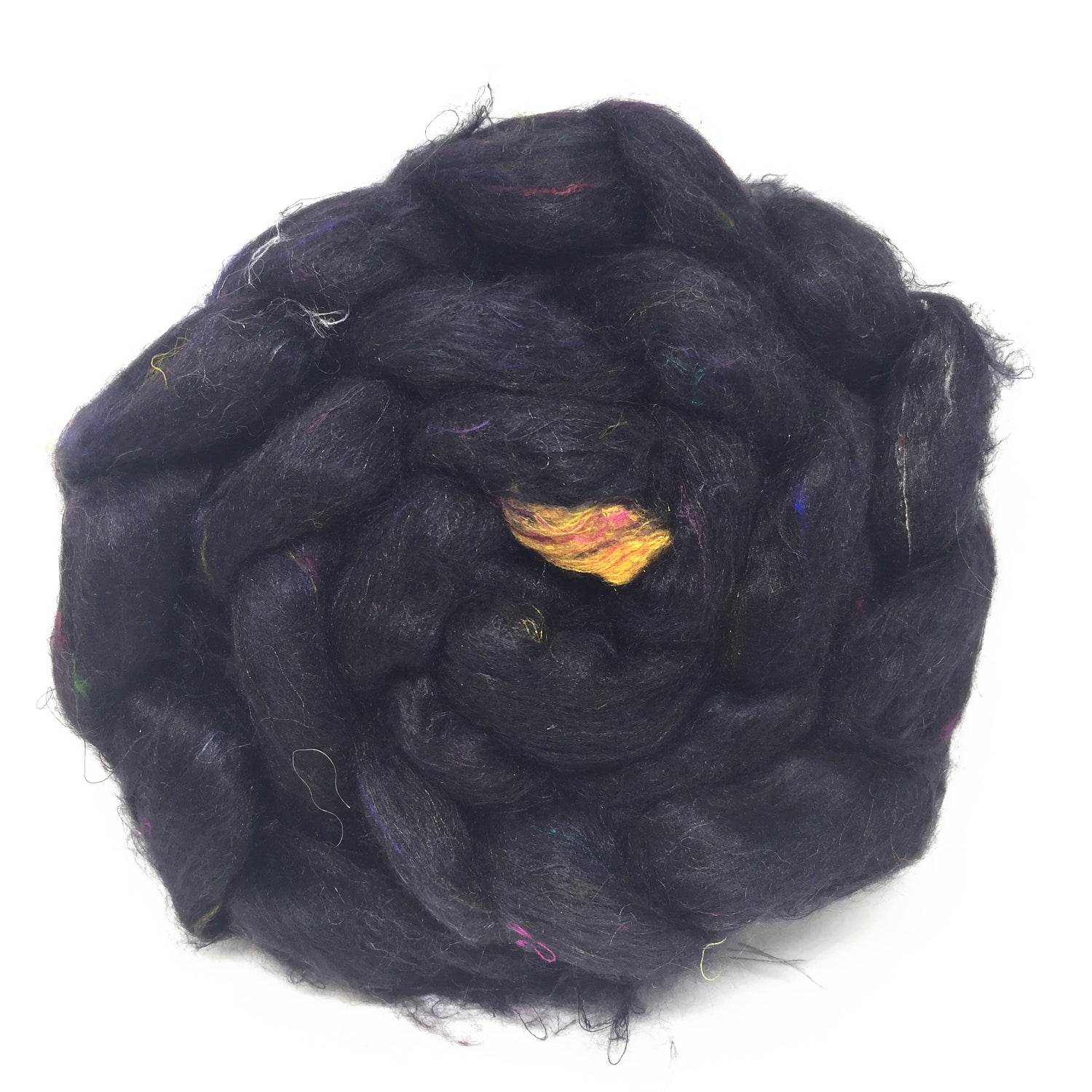 Recycled Sari Silk Roving - 25g