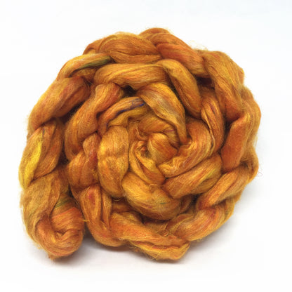 Recycled Sari Silk Roving - 25g