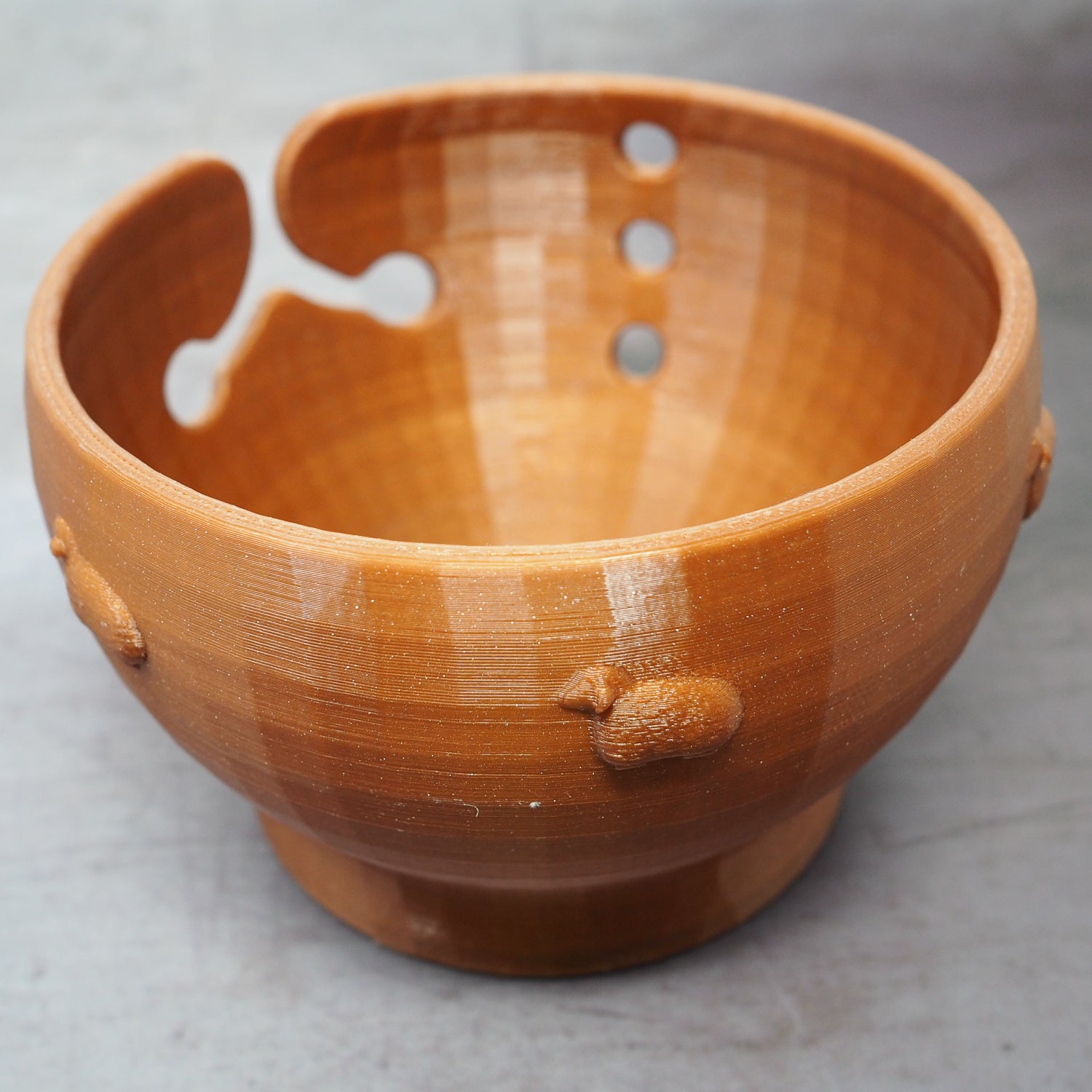 3d printed yarn bowl